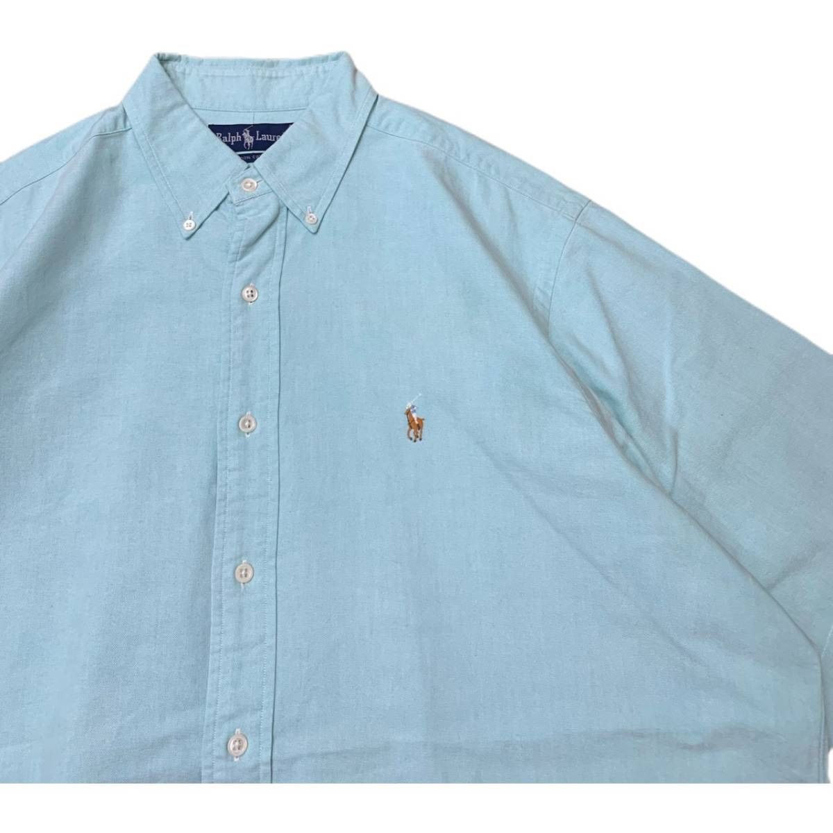 ラルフローレン BDシャツ 刺繍ロゴ　シャツ　ポニーロゴ　ボタンダウン　半袖