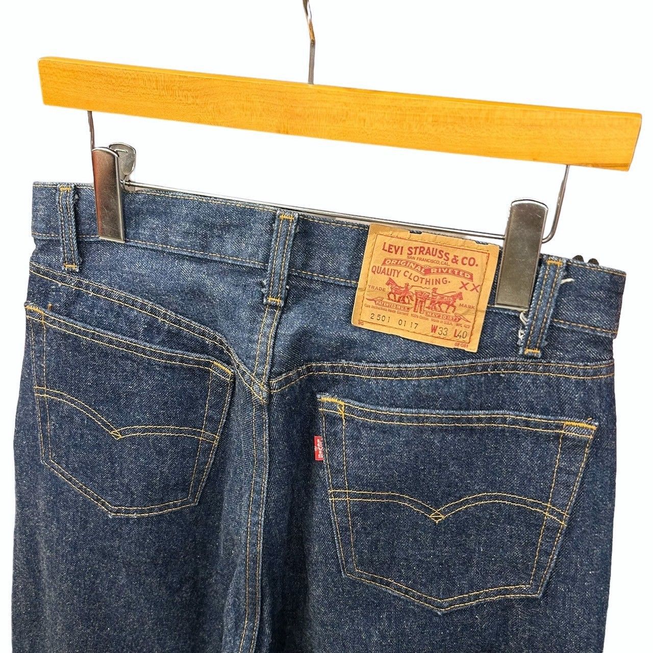 80s ビンテージ Levis 501 ストレート デニムパンツ USA製 W33 80年代 