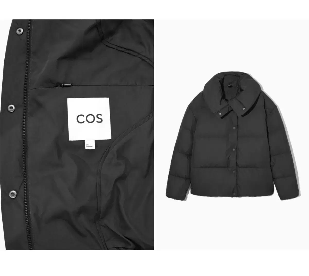 COS SHORT PUFFER JACKET ダウンジャケットコス