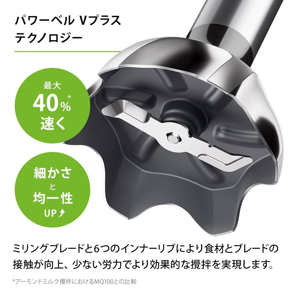 ブラウン マルチクイック 7 最新 ハンドブレンダー (MQ7005BWH(1台3役