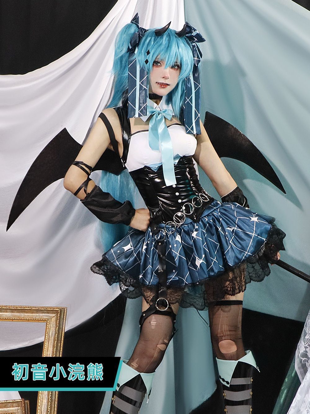 初音ミク×ラスカル コスプレ衣装 コスチューム 小悪魔