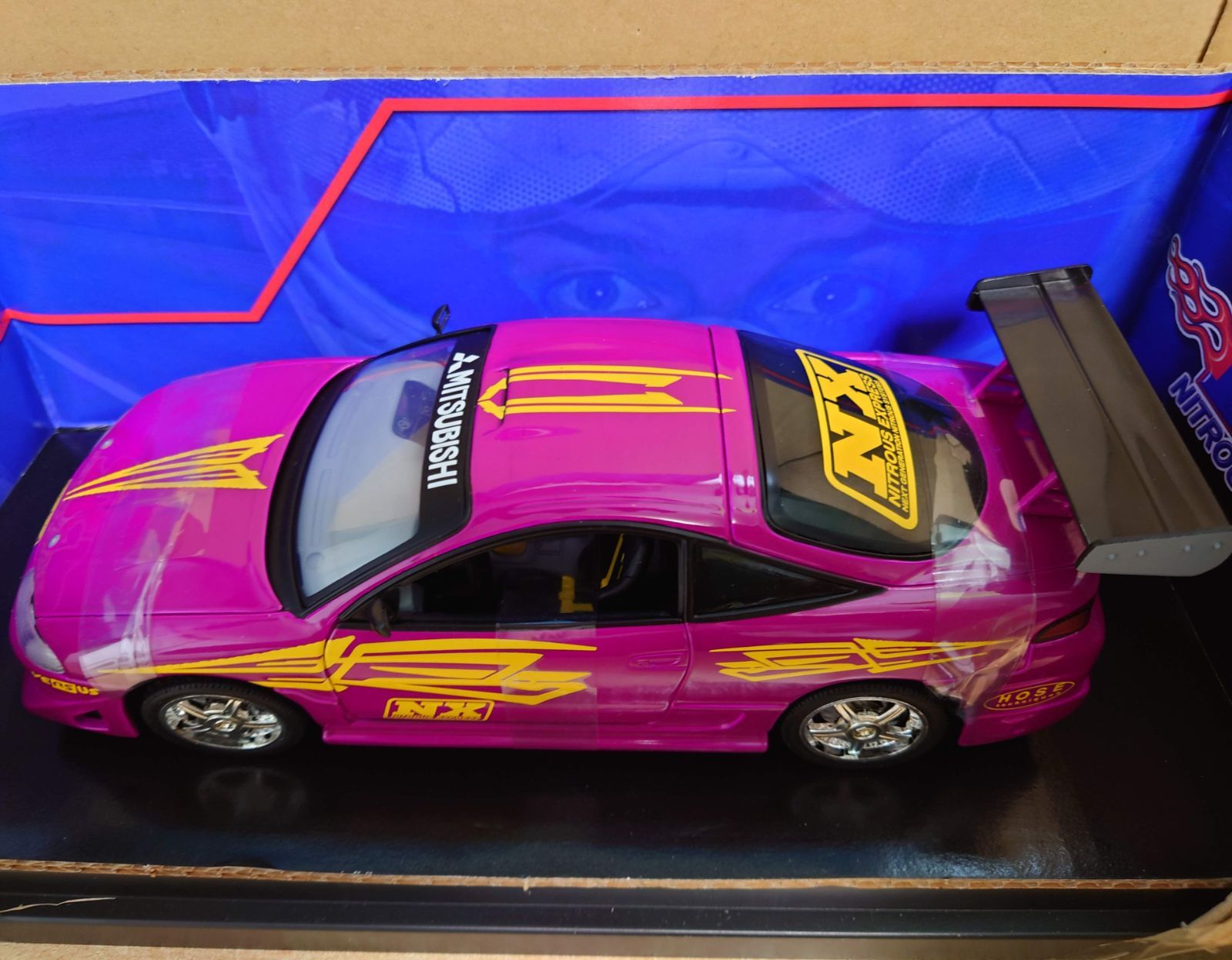 1/18 三菱 エクリプス 1995 Street Tuner パープルミニカー 1/18 三菱 エクリプス 1995 Street Tuner パープルミニカー 1/18