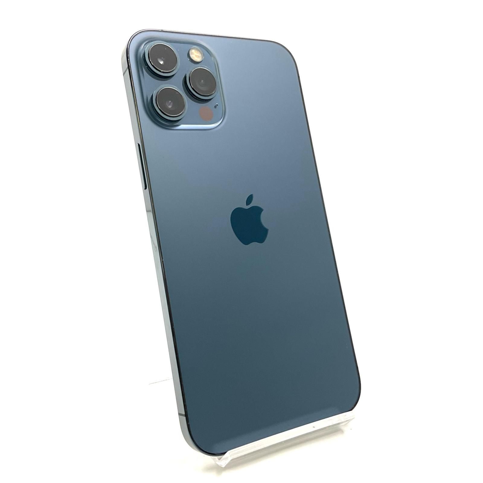【コーティング無料】iPhone12ProMax 128GB パシフィックブルー Apple iPhone 12 Pro 128GB SIMフリー [パシフィックブルー