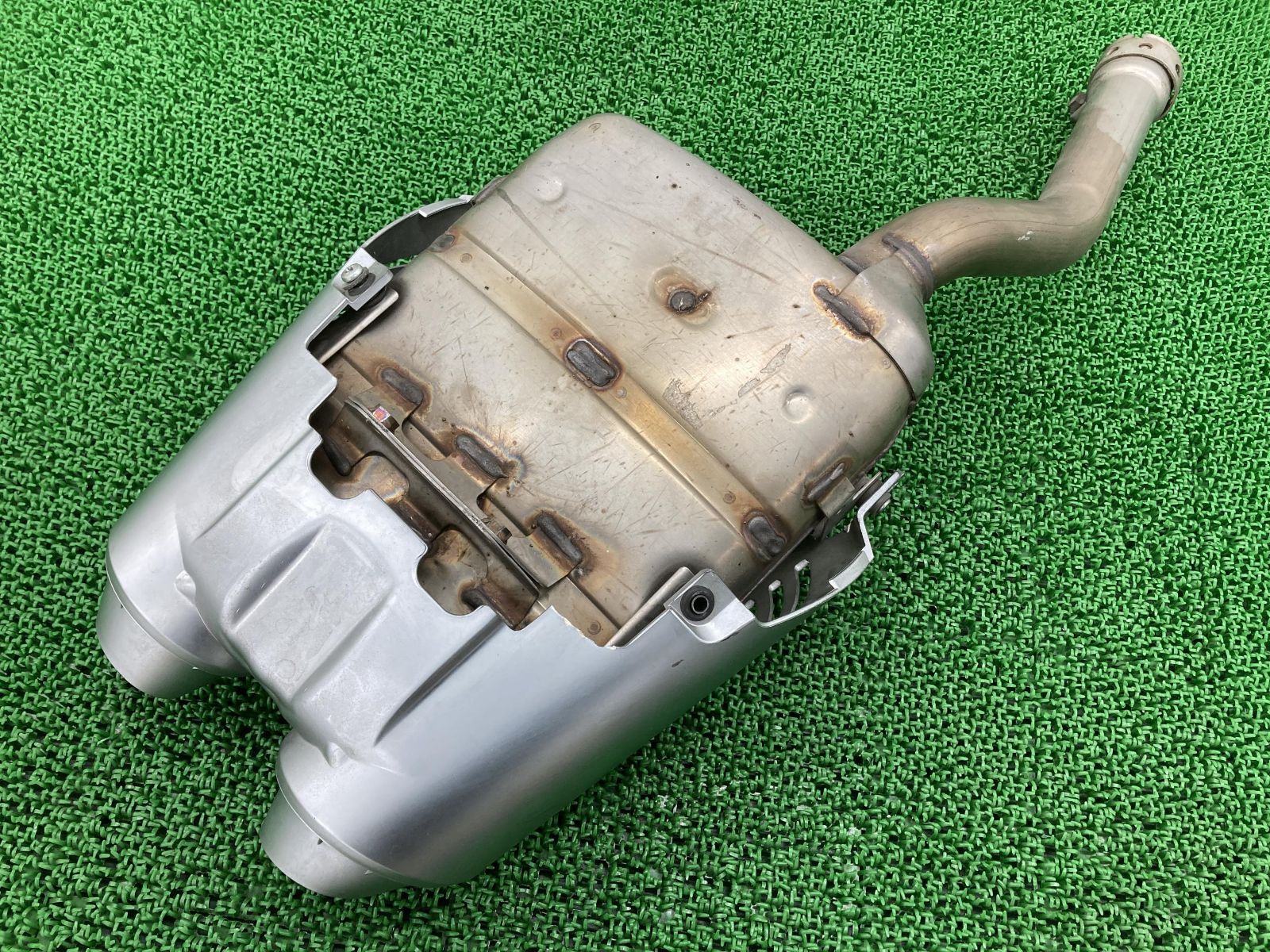 FZ6-Sフェザー サイレンサーマフラー 5VX ヤマハ 純正 中古 バイク 部品 RJ07 04-05年 コケキズ無し 品薄 希少品 車検 Genuine
