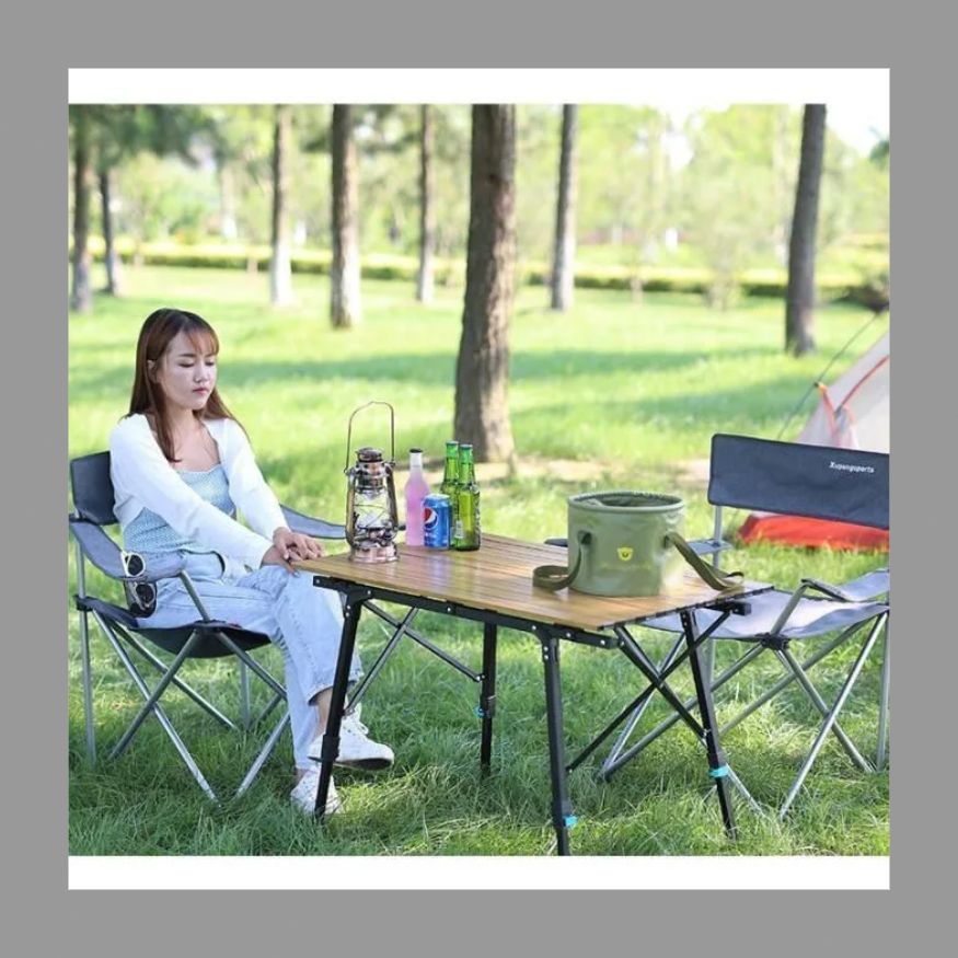 折りたたみテーブル 伸縮 高さ調節可 BBQ ピクニックテーブル 屋外アウトドア 収納バッグ付 WWW_NOITHATQUANGTHANH_NET