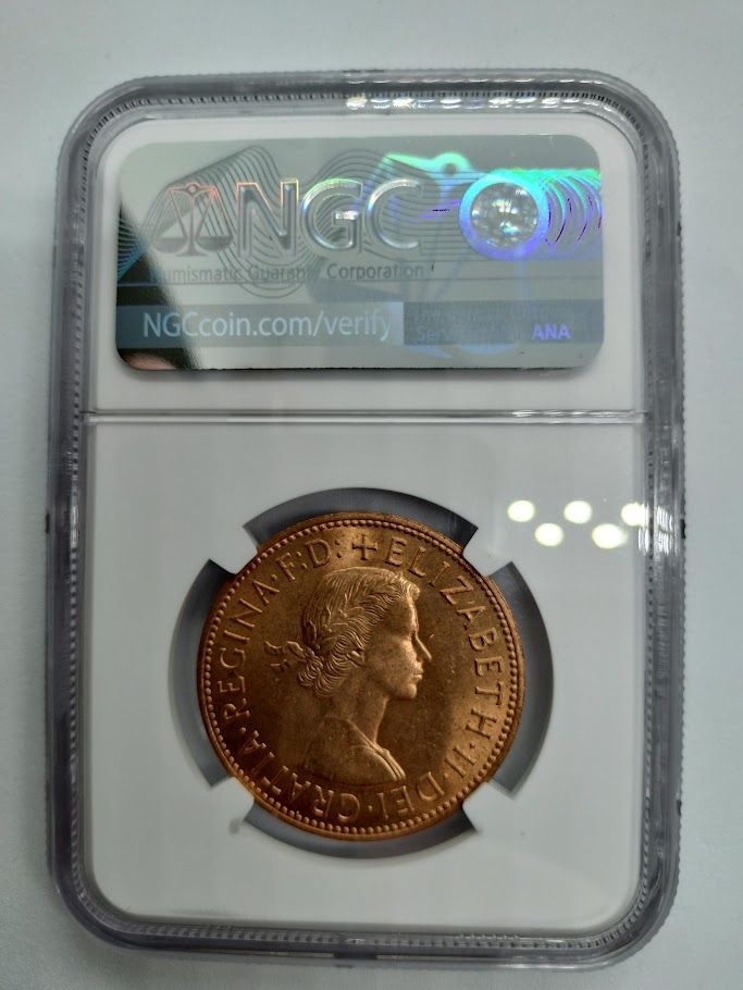 NGC MS64RD 1963 英国 ブリタニア 1ペニー銅貨 NGC MS64RD 1963 英国 ブリタニア 1ペニー銅貨 - メルカリ