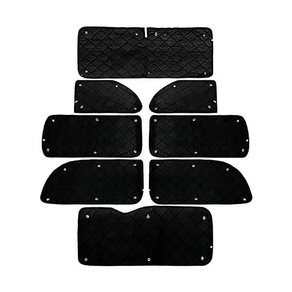 ハイエース200系 ワイドボディ サンシェード DX S-GL 1型～3型 4型 5型 全窓カーテン 簡単装着 遮光カーテン 吸盤貼付 日除け アウトドア 8P