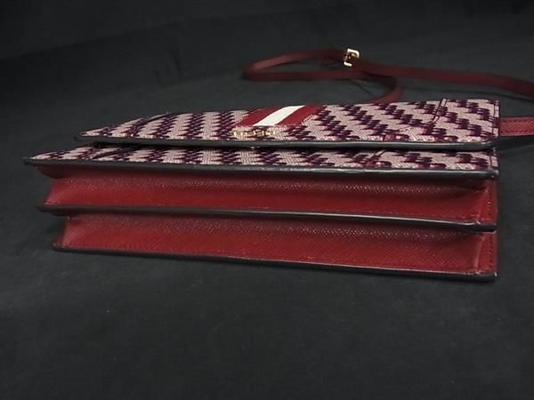 □新品同様□ BALLY バリー SUPRA PVC×レザー クロスボディ ショルダー