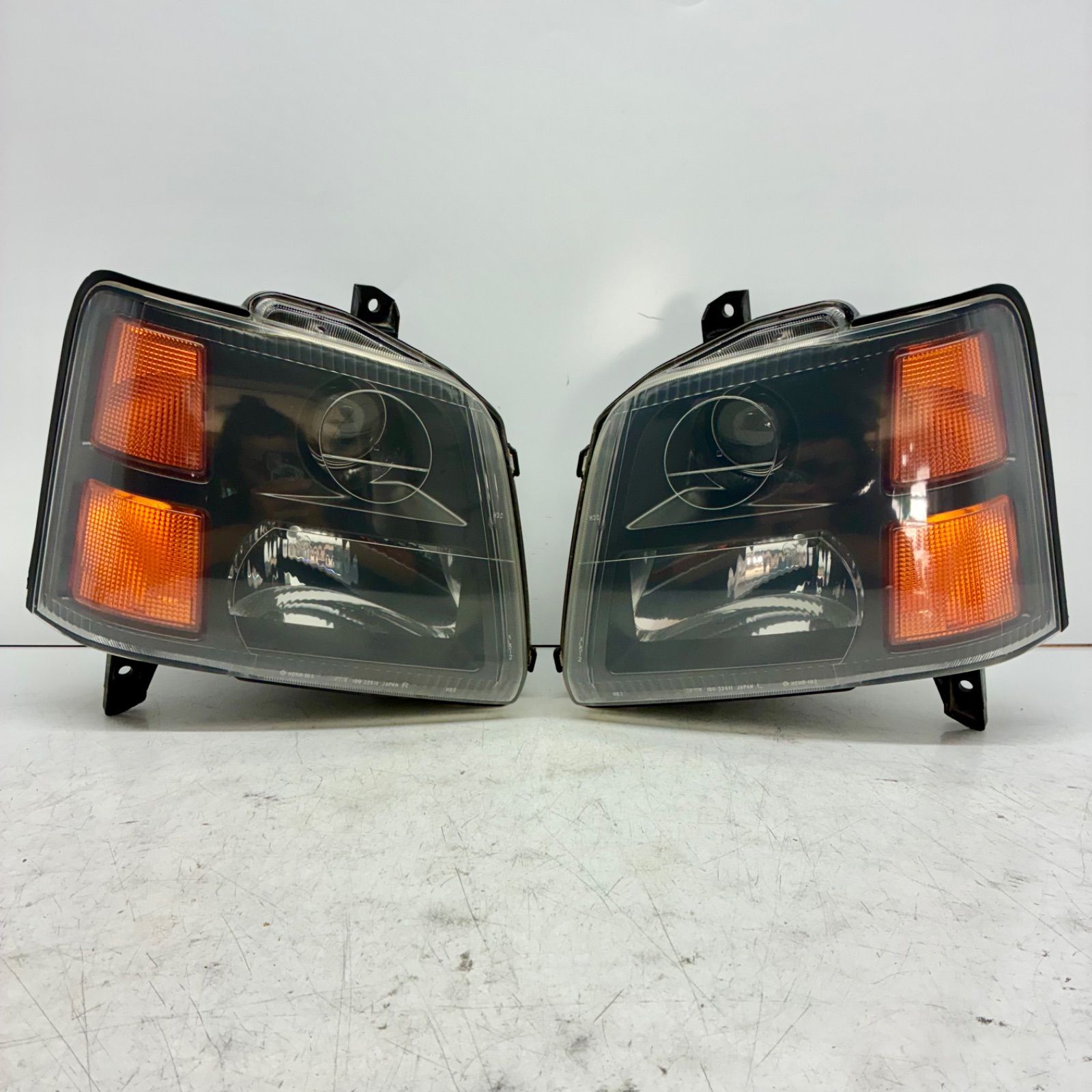 コーティング済 スズキ MC21S MC22S ワゴンR RR ヘッドライト ランプ レンズ 左右セット LR ハロゲン koito 100-32611 P71472