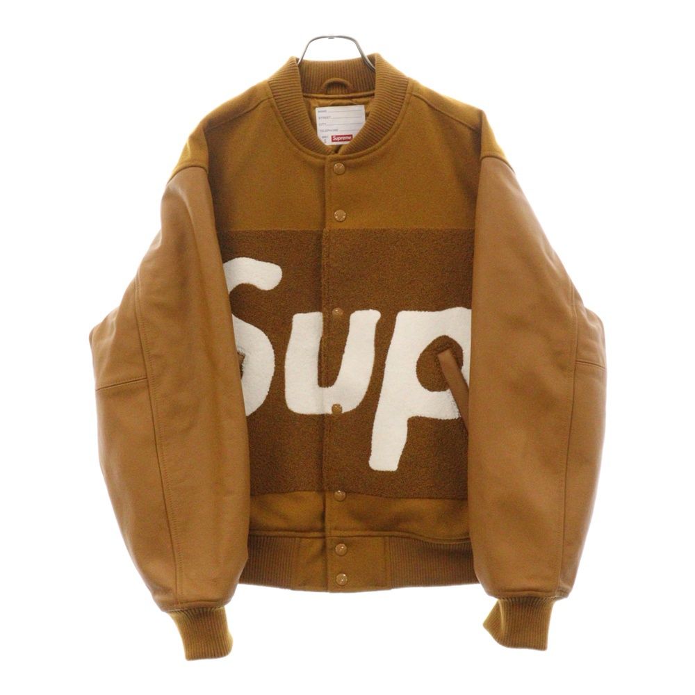 SUPREME (シュプリーム) 24SS Big Logo Chenille Varsity Jacket