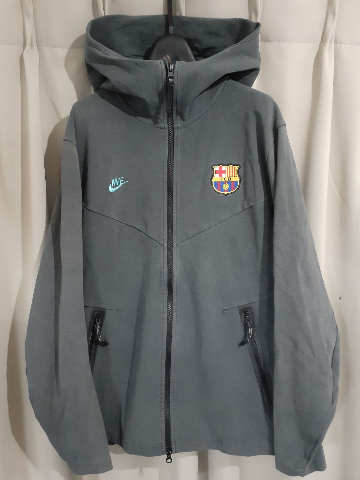 NIKE ナイキ FCバルセロナ テックフリース ジップパーカー M