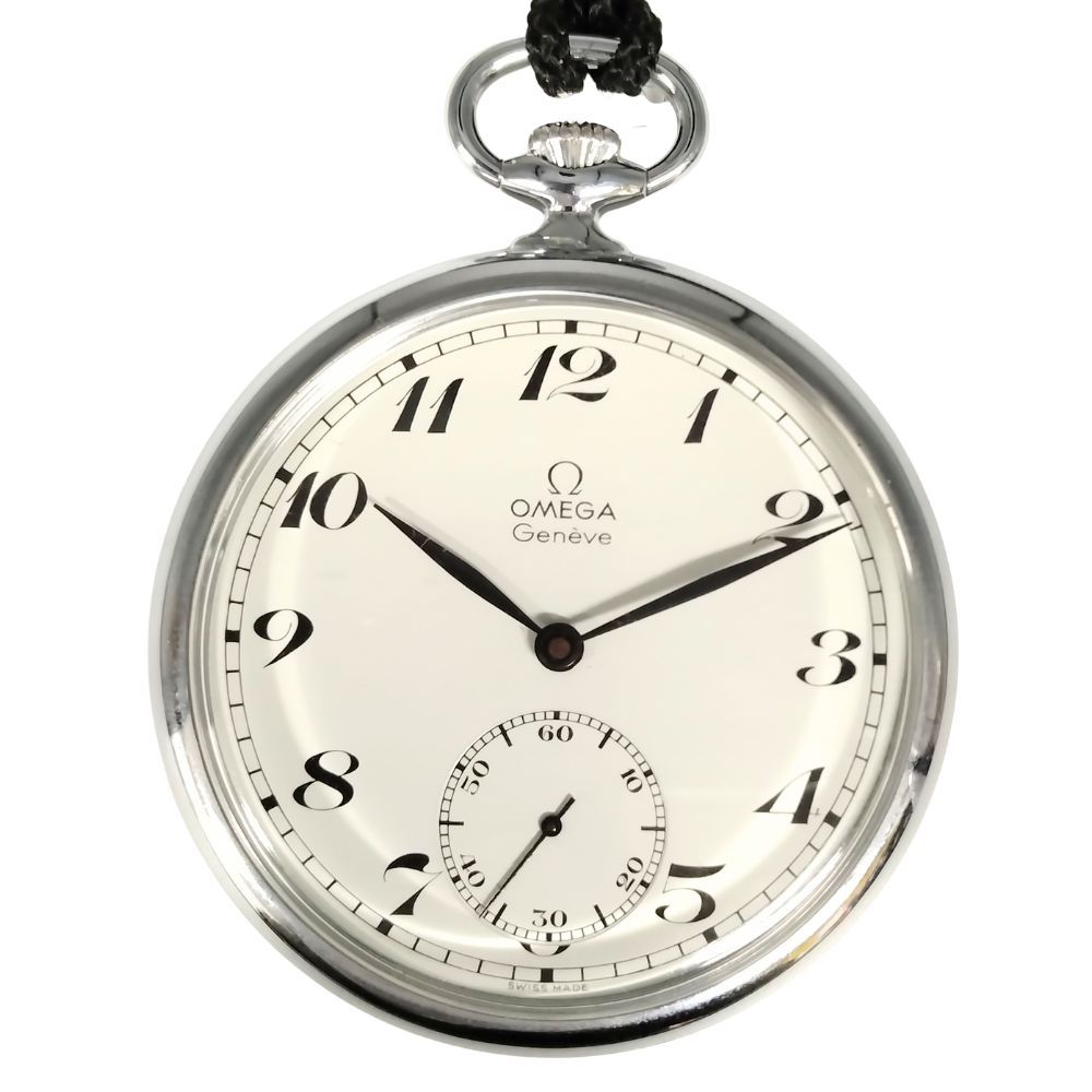 OMEGA オメガ スモールセコンド 手巻き 懐中時計 シルバー C806