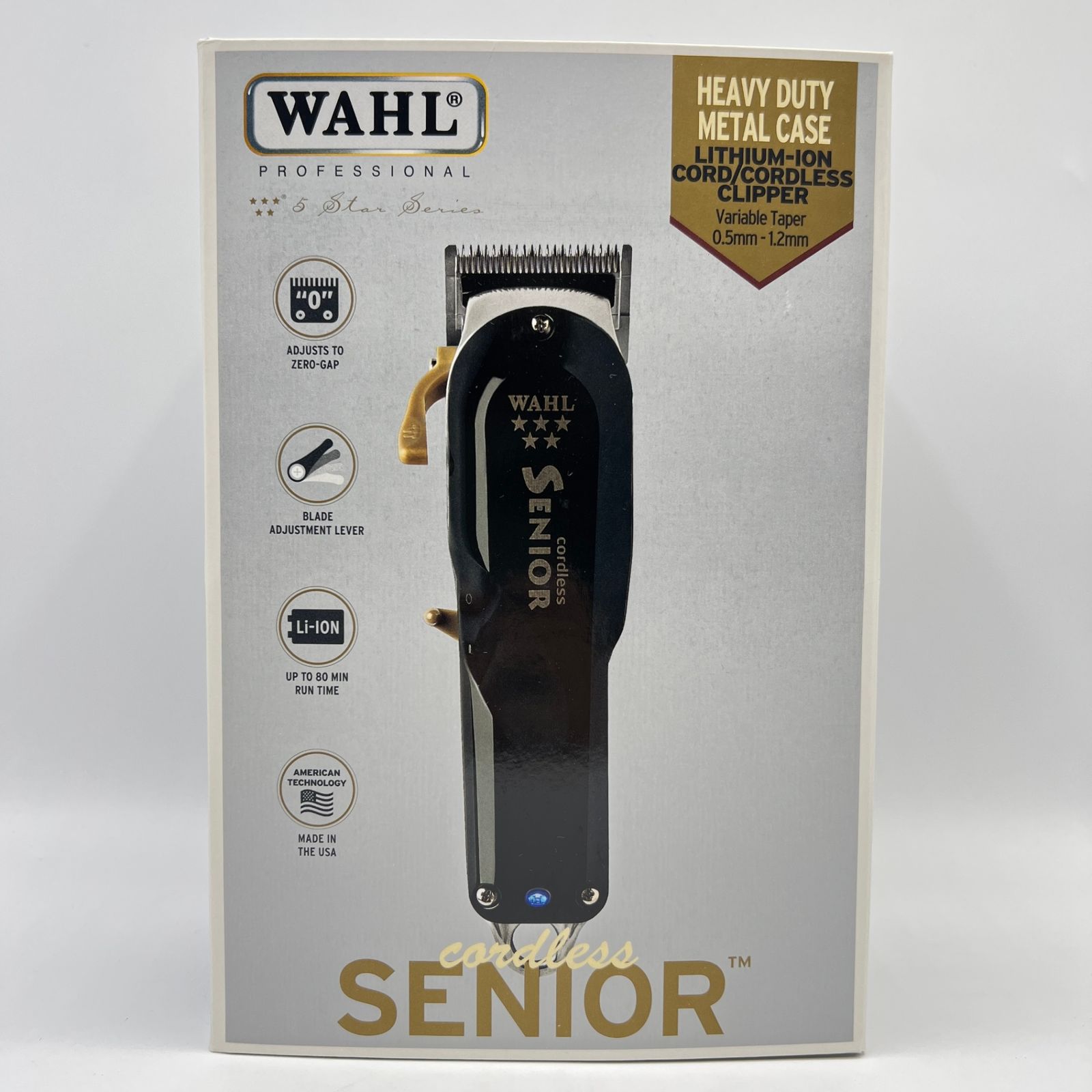 未使用品WAHLシニア コードレス サード バリカン ウォール WAHL SENIOR ウォール シニア 美品 未使用品WAHLシニア