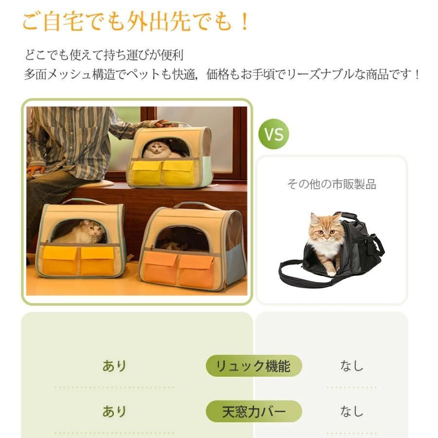 ペットキャリーリュック ペットバッグ