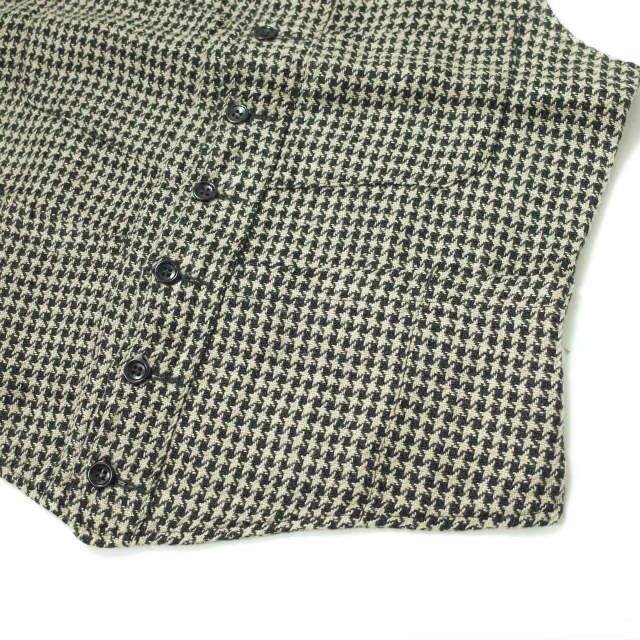 ANATOMICA SAGAN VEST HOUNDSTOOTH フランス製 ANATOMICA SAGAN VEST HOUNDSTOOTH LINEN S - メルカリ