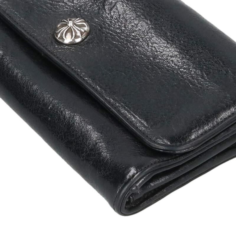 クロムハーツ JUDY ジュディ クロスボタンレザーウォレット財布 メンズ その他 小物