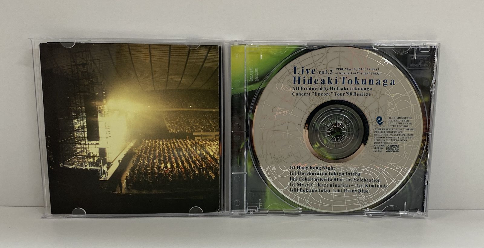 徳永英明　ライブツアー　Nostalgia ENCORE TOUR 1995 徳永英明／LIVE ～Concert “Encore” Tour '90 Realize (2CD