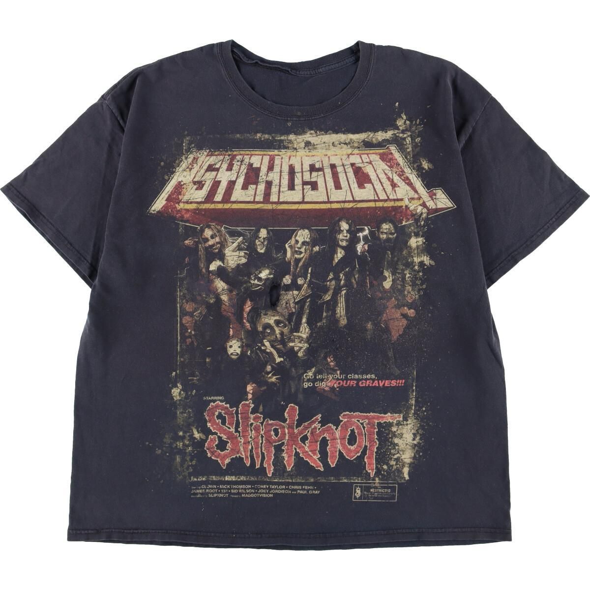 古着 SLIPKNOT スリップノット バンドTシャツ バンT メンズL