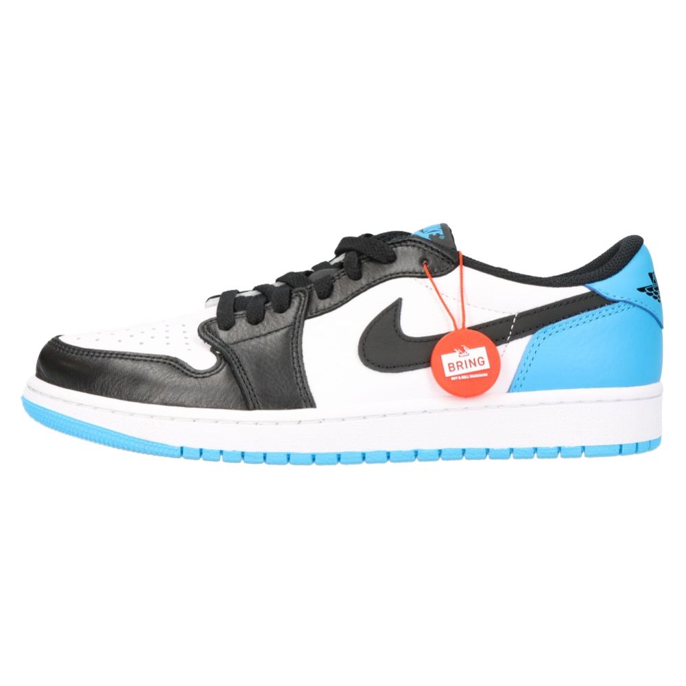 NIKE (ナイキ) AIR JORDAN 1 LOW OG BLACK POWDER BLUE UNC CZ0790-104 エアジョーダン1ロー オージースニーカー ブルー/ブラック US9.5/27.5 - メルカリ