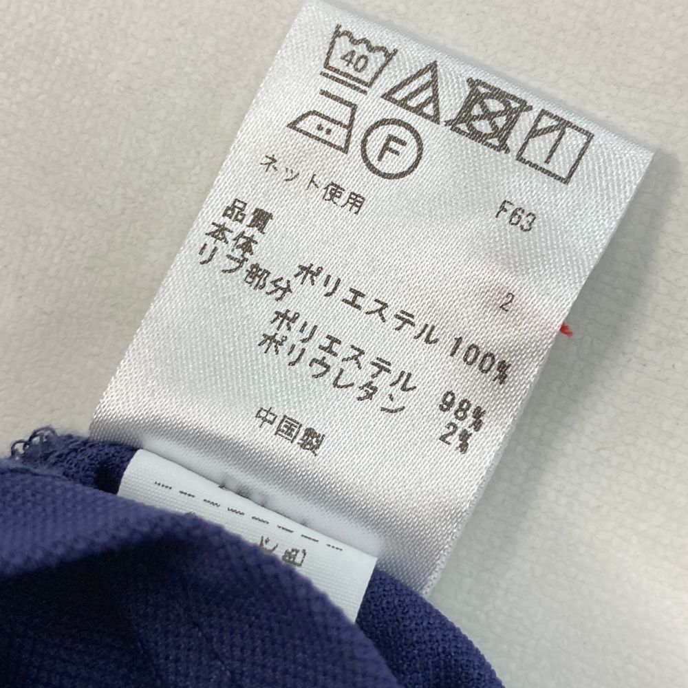 新品　未使用　レディース　23区ゴルフ　GOLF　半袖シャツ　II　Lサイズ　紺 サイズ：L 23区GOLF ニジュウサンクゴルフ 半袖ポロシャツ