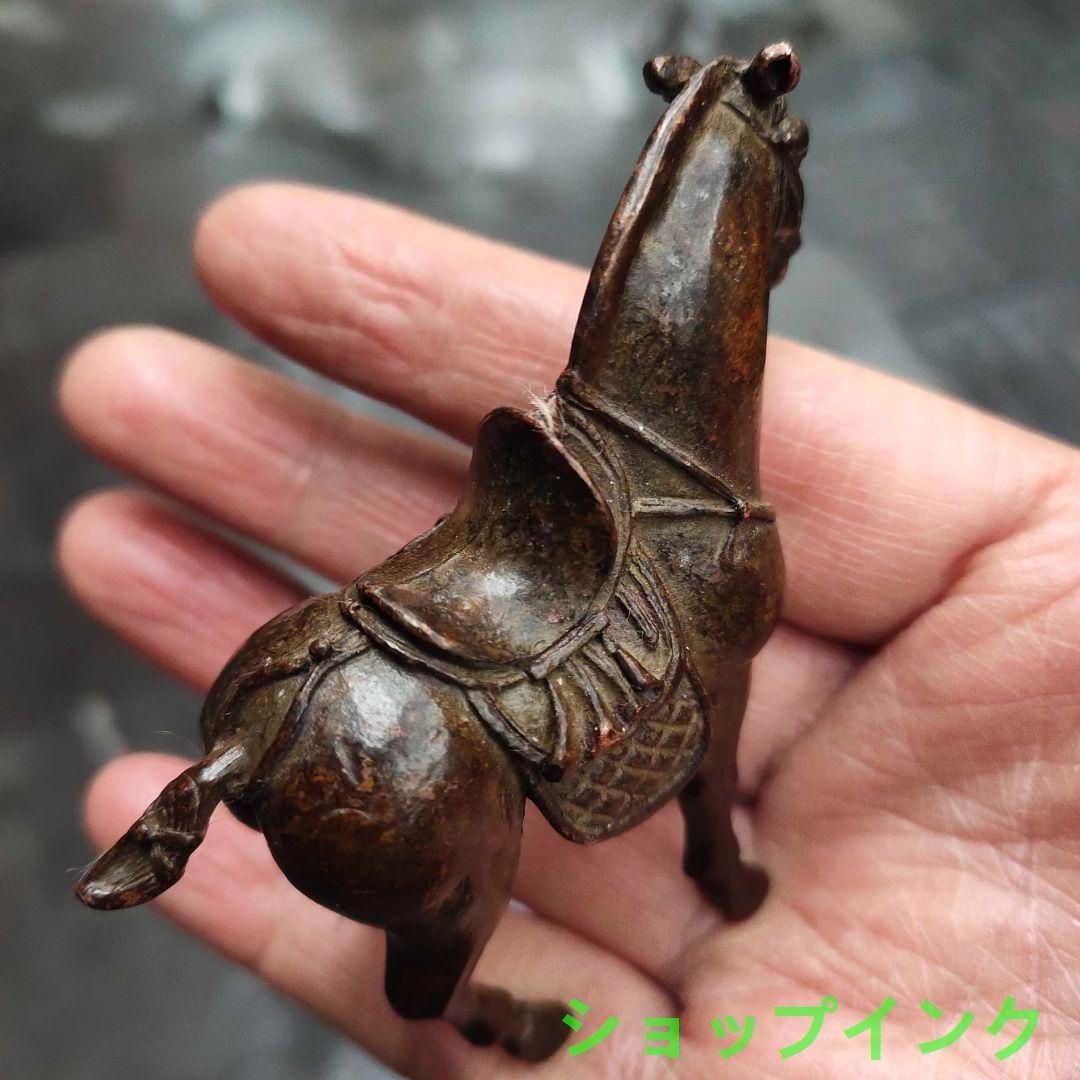 銅製 唐馬 置物 書道具 文房具 動物装飾 装飾品 工芸品 美術品 唐馬 装飾品 工芸品 美術品 置物 - メルカリ
