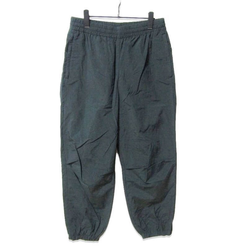 UNIVERSAL PRODUCTS ユニバーサルプロダクツ NYLON SHELL TRACK PANTS 221-60503 ナイロン イージーパンツ グリーン 1 27109499