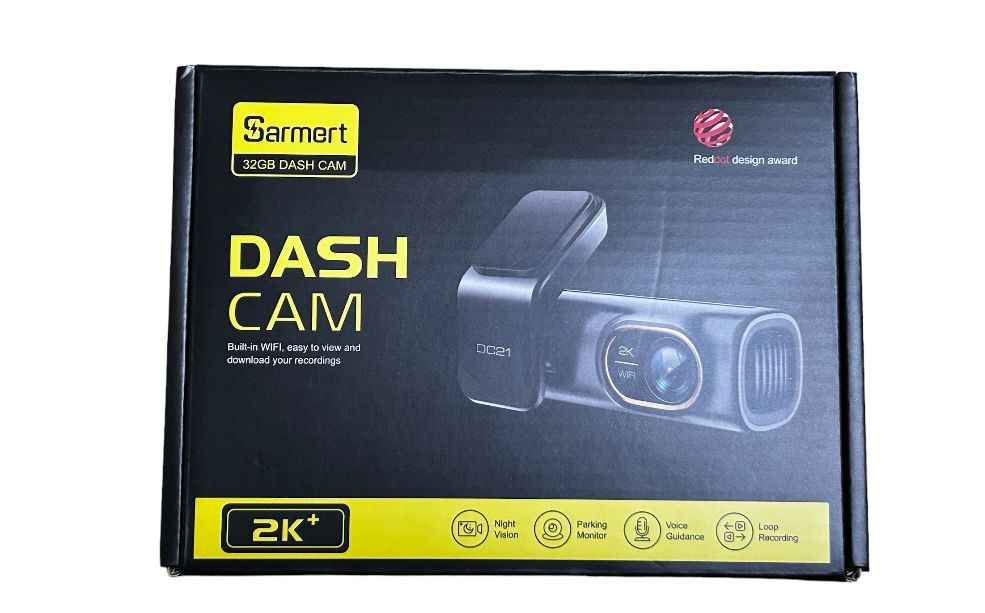 SARMERT ドライブレコーダー 1440P 小型カメラ 2K QHD