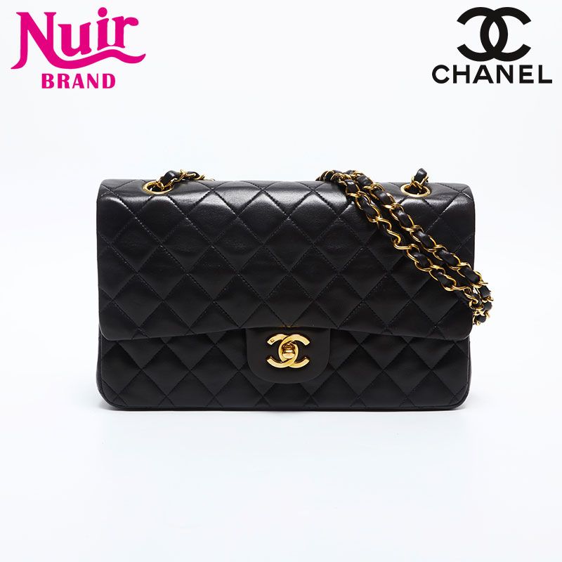 CHANEL - 美品☆ シャネル マトラッセ ラムスキン 黒