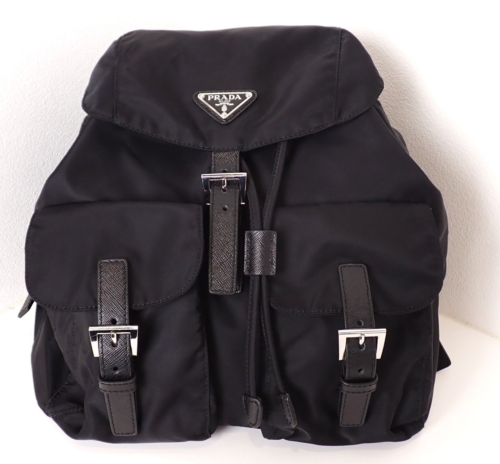 美品 PRADA プラダ テスートナイロン リュックサック