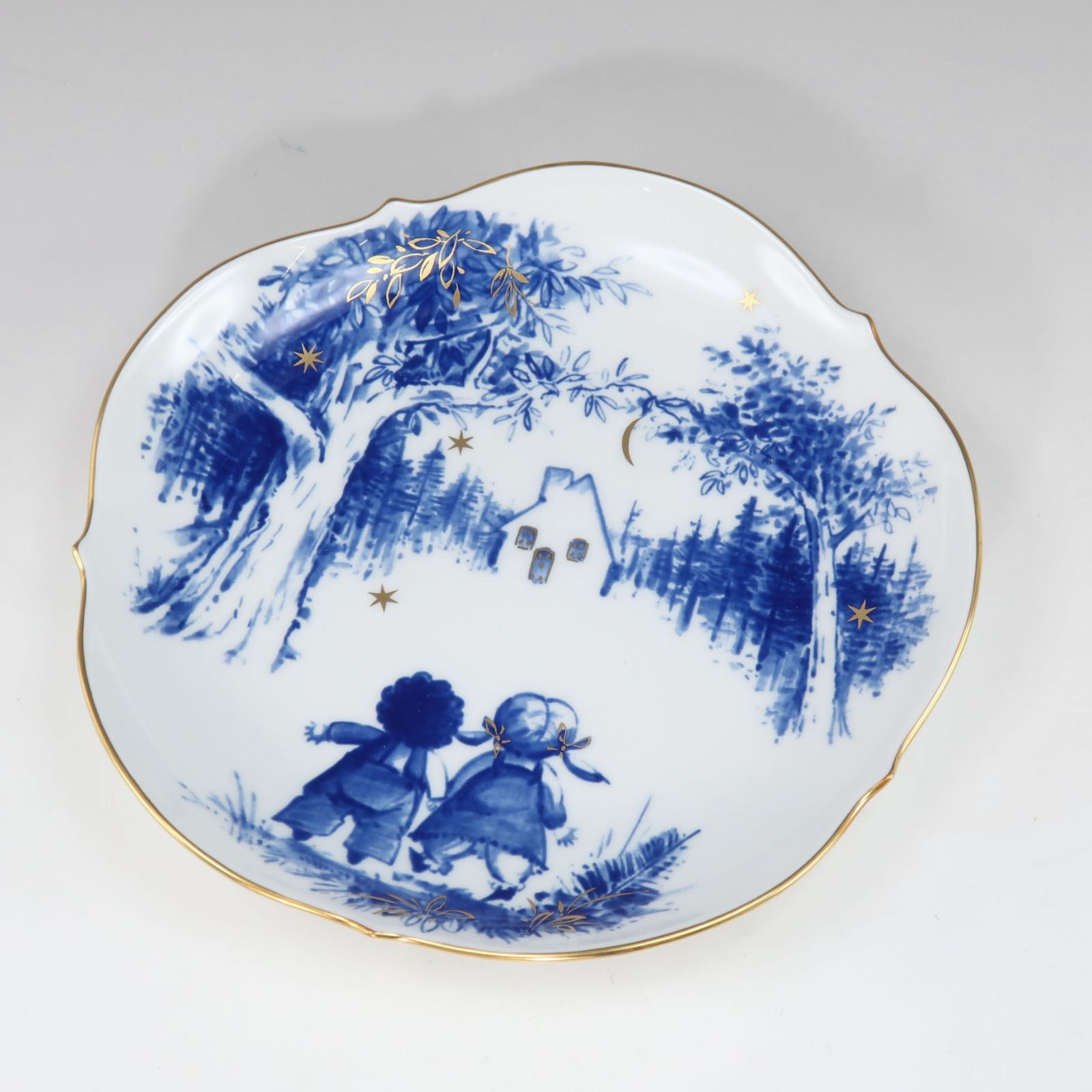 経典ブランド Meissen】マイセン メモリアルプレート 1997年 ヘンゼルとグレーテル 食器