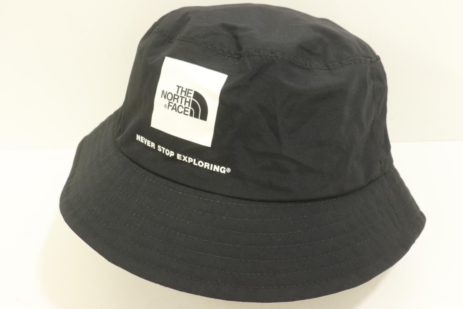 【中古】 THE NORTH FACE メンズハット L WP CAMP HAT THE NORTH FACE L 黒 ブラック ロゴ