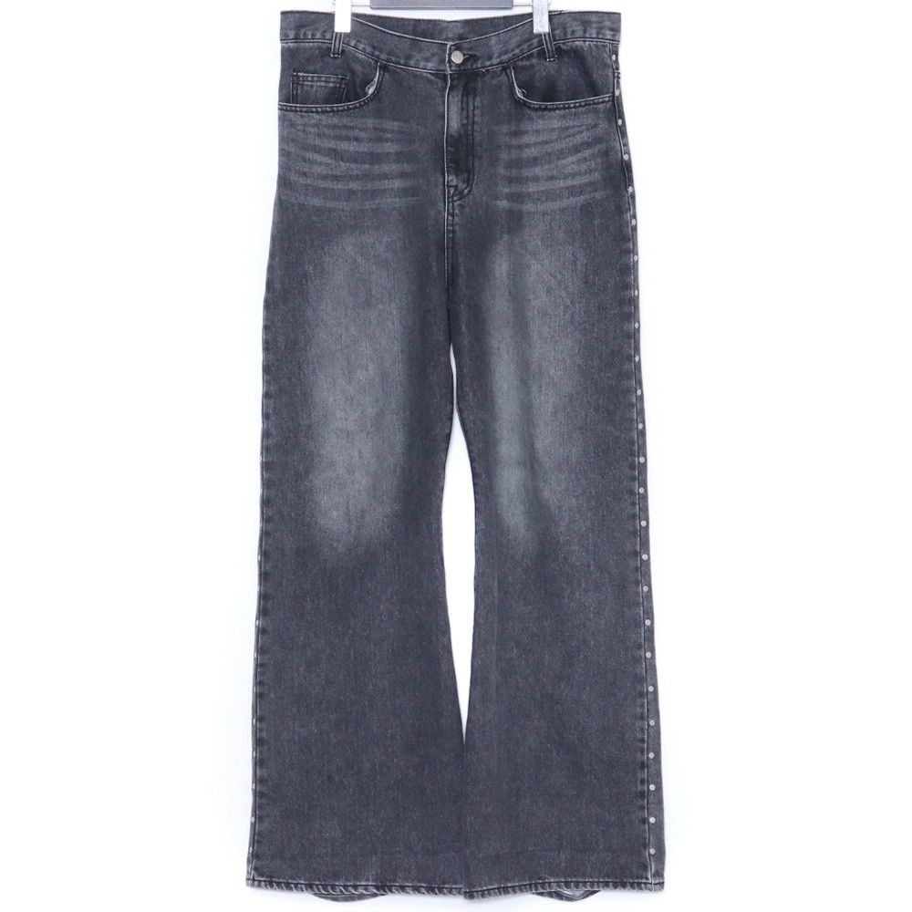 KNUTH MARF side line studs denim pants Mサイズ グレー