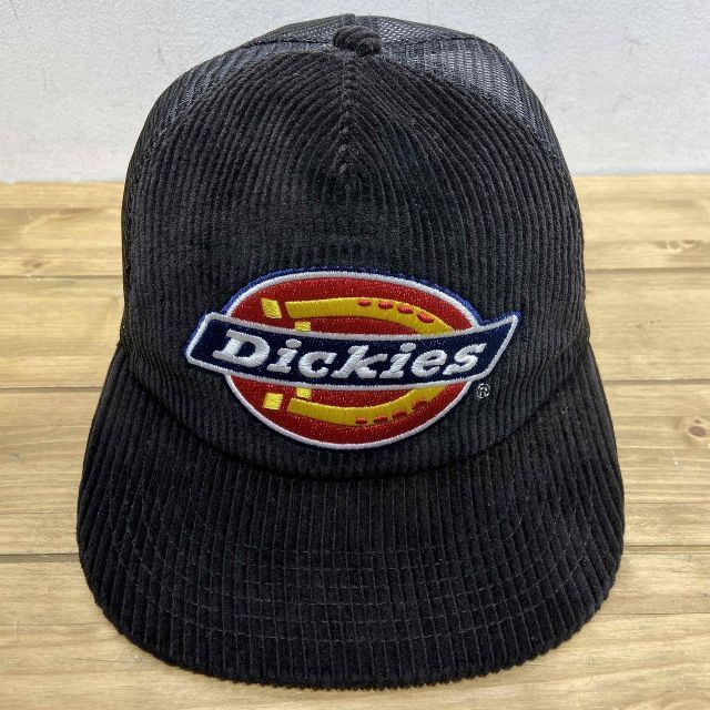 Supreme ブラック コーデュロイ 5パネルキャップ Supreme x Dickies 22aw Corduroy Mesh Back 5-Panel Cap Black