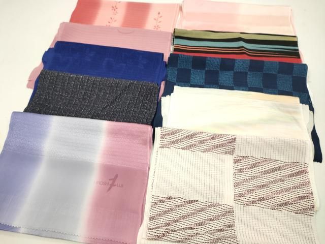 平和屋本店 夏物 和装小物 帯揚げ10枚セット CXAA0330s5