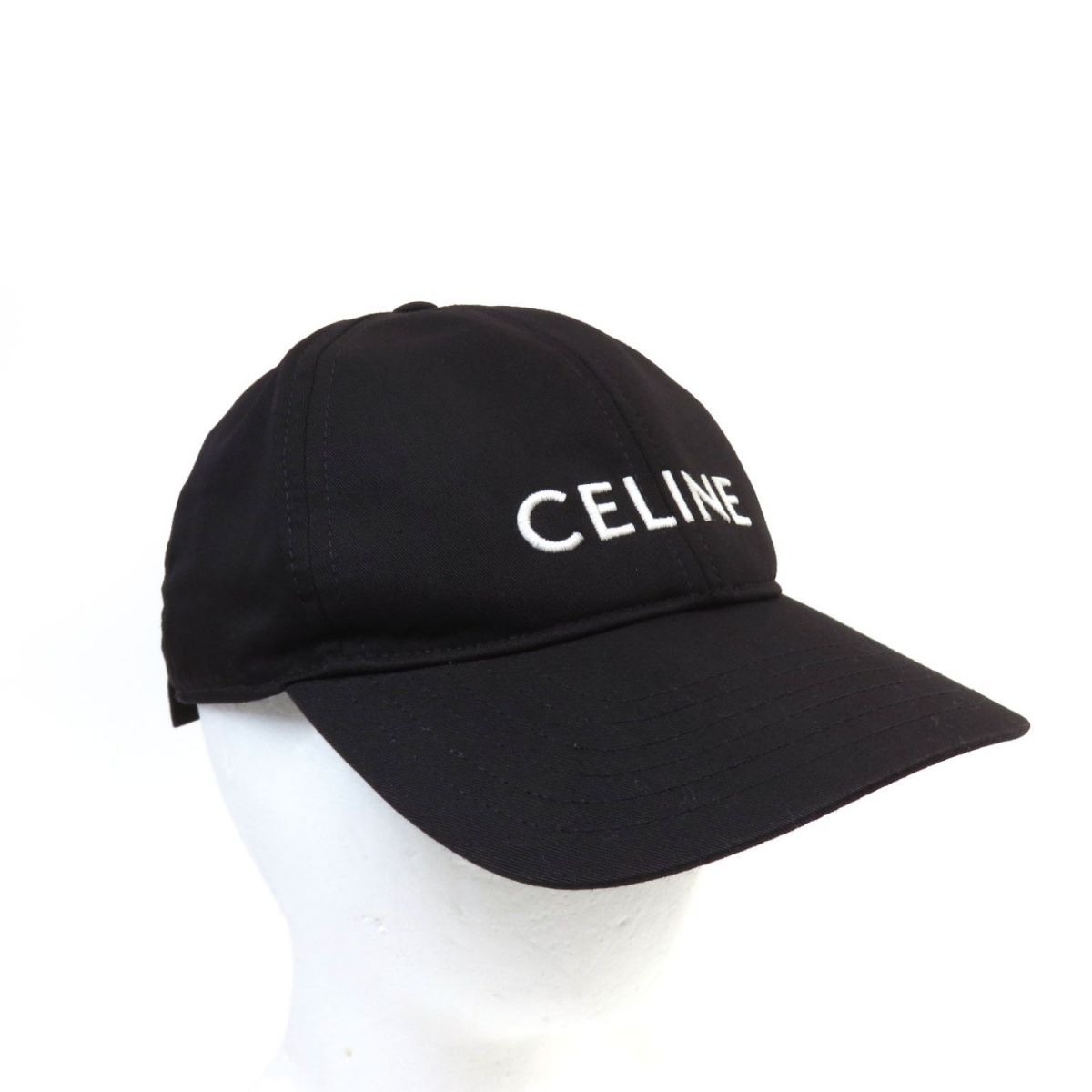 CELINE - CELINE ブラック ベースボールキャップの通販 by ばい