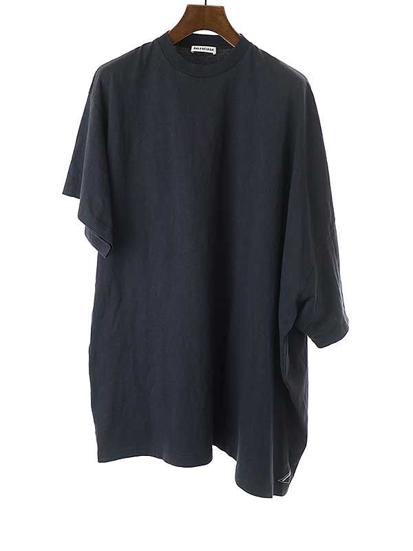 BALENCIAGAバレンシアガ　オーバーサイズ　アシンメトリーTシャツワンピ BALENCIAGA バレンシアガ 19AW オーバーサイズアシンメトリーT