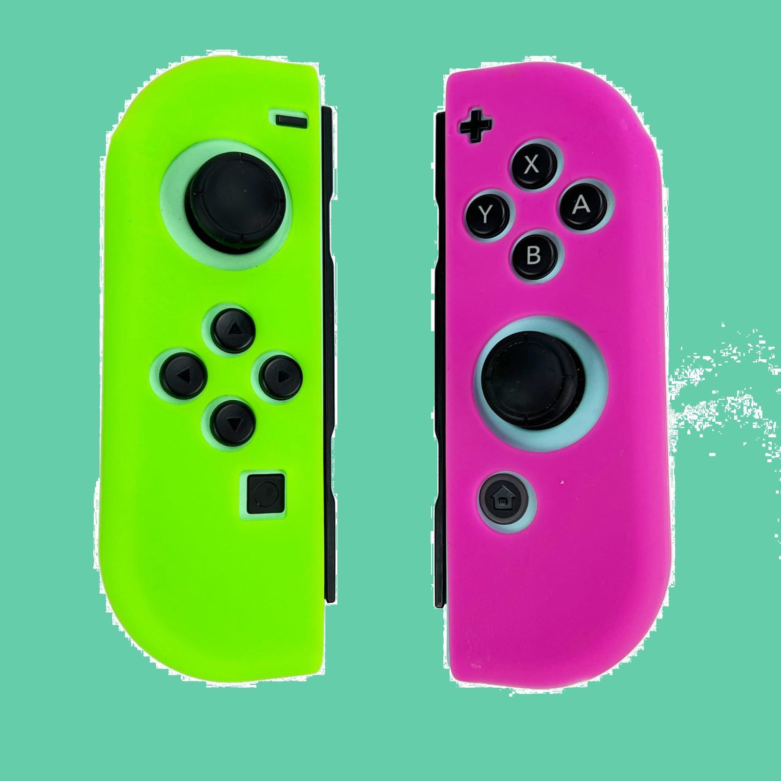 Joy-Con(L) ネオングリーン/(R) ネオンピンク（ジョイコン