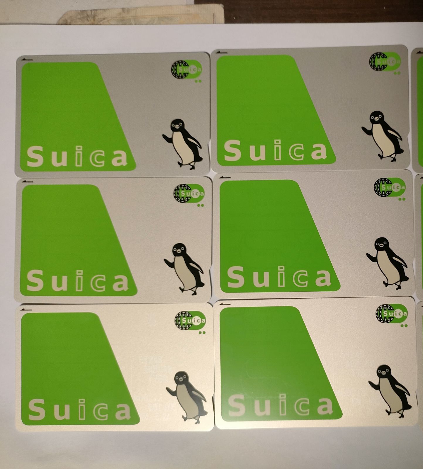 未使用 無記名Suica スイカカード6枚