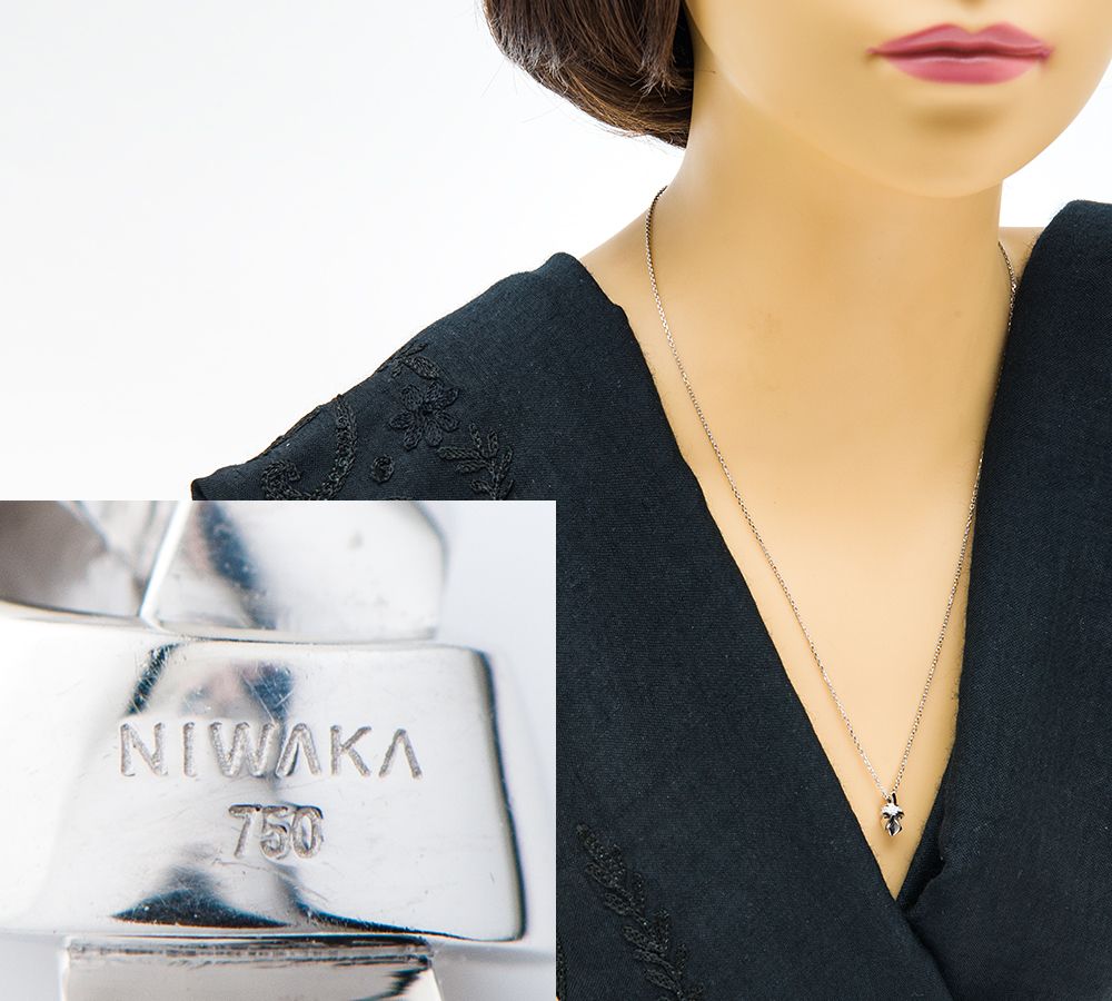 俄(NIWAKA) 結(YUI) ダイヤモンド ペンダント・ネックレス