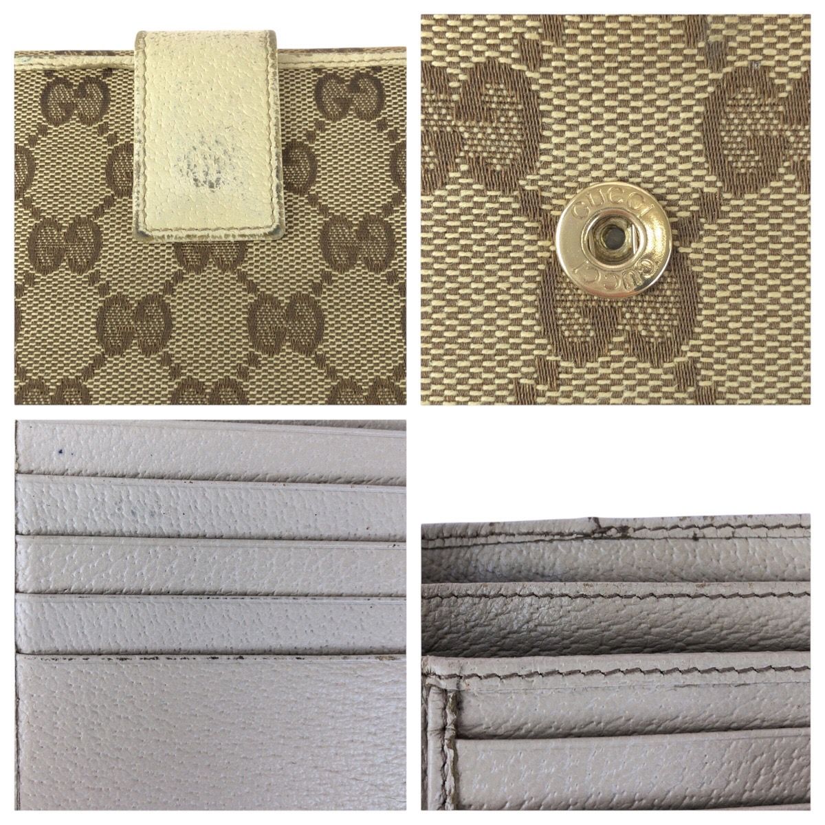 セール★Gucciグッチ★756646 中古】 グッチ GUCCI 長財布 キャンバス 244946 レディース【SH