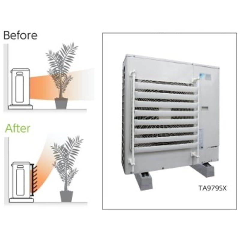 室外機ルーバー 取付台座付