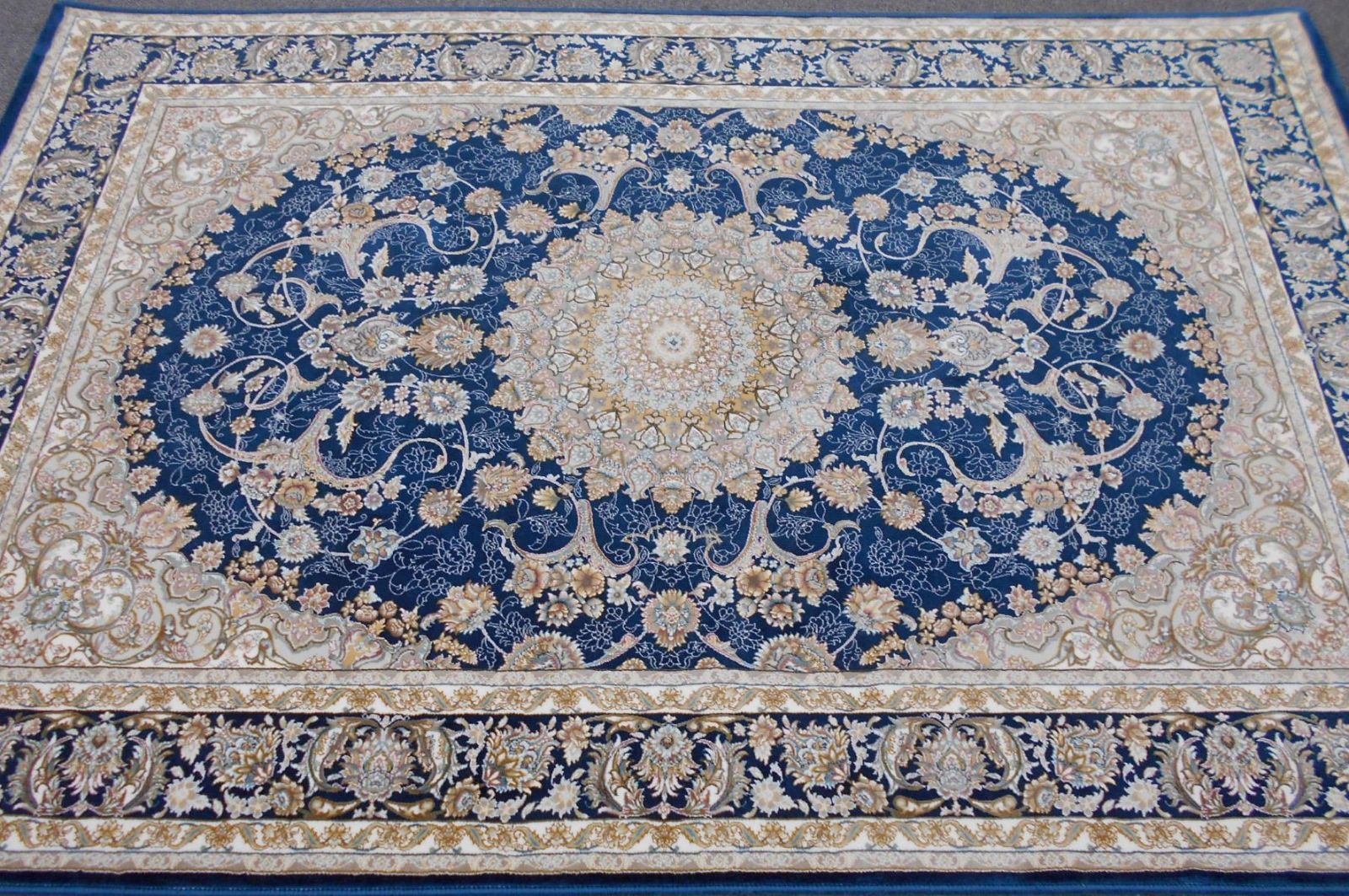 225万ノット！高品質ペルシャ絨毯 200×250cm-3001