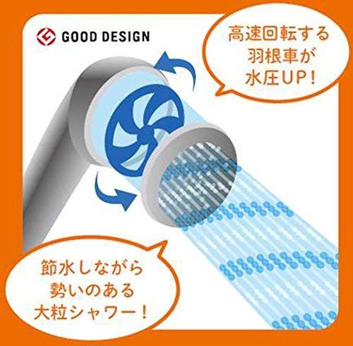 エコフルシャワーヘッド メッキ仕様