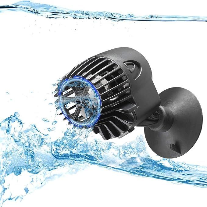 OsAtNb 水槽 ウェーブポンプ 水槽 水流ポンプ 水中ポンプ 吸盤式 3000L/H ウェーブメーカー 多様水流作り 観賞魚 熱帯魚 アクアリウム 水循環 雰囲気作り 角度調整 静音設計 取扱簡単 淡水海水両