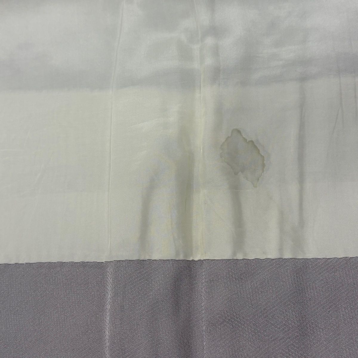 訪問着 身丈166.5cm 裄丈69.5cm L 袷 辻が花 金彩 染め分け 墨色