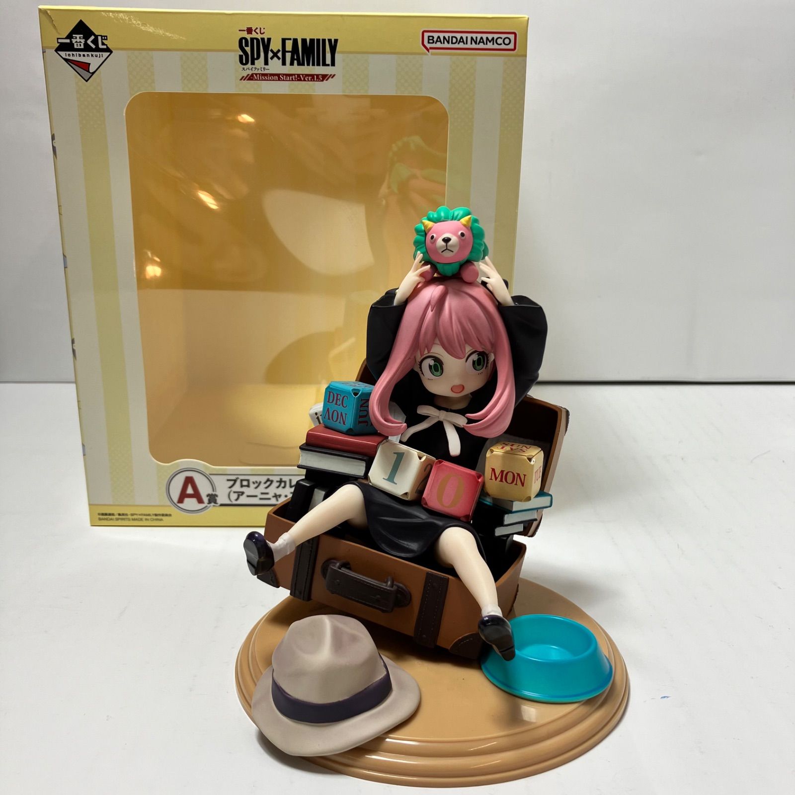 瀬戸店】A賞 ブロックカレンダー付フィギュア（アーニャ・フォー