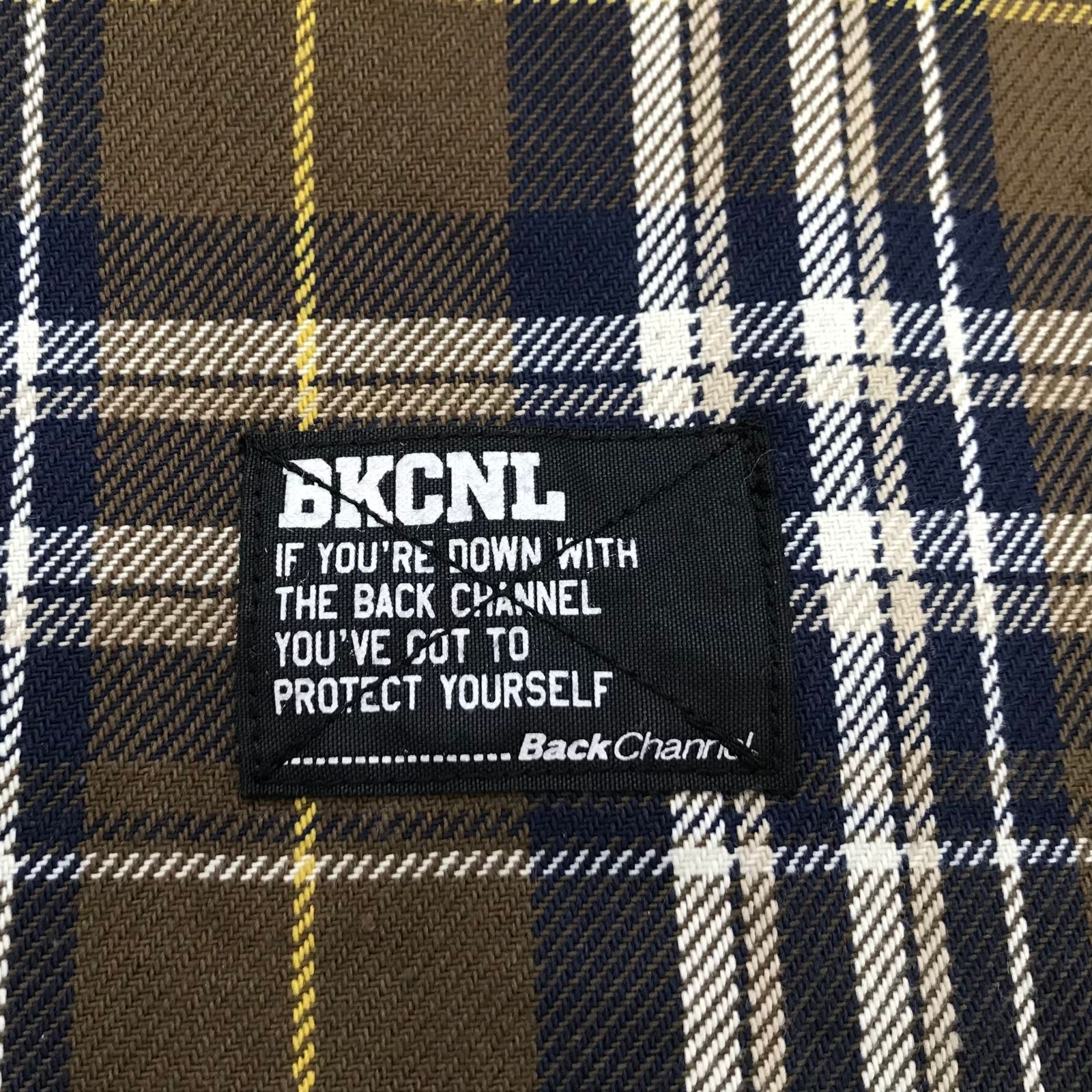 Back Channel CHECK WORK SHIRT バックチャンネル チェックワーク Back 