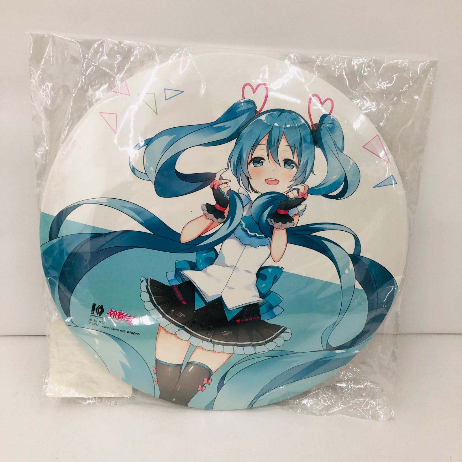 未開封　 初音ミク 10th Anniversary ビッグ缶プレート 未開封 初音ミク 10th Anniversary ビッグ缶プレート