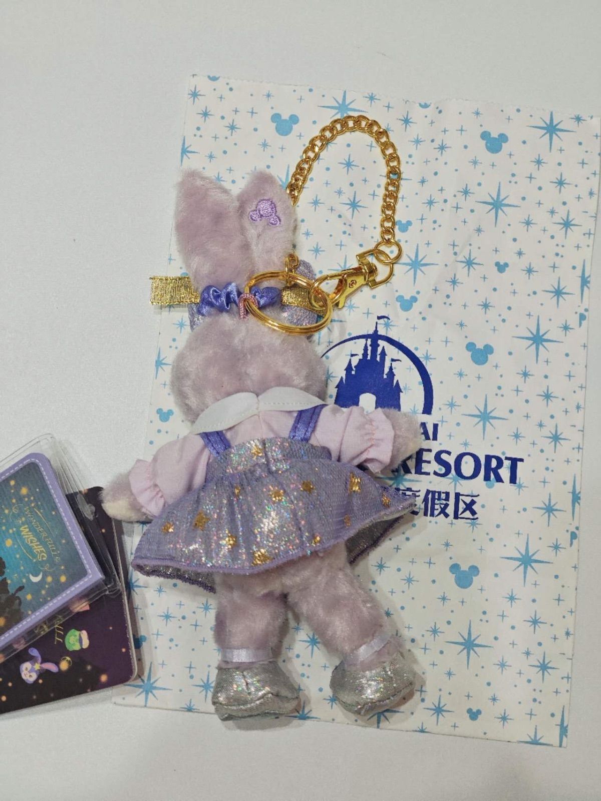 上海ディズニー限定 ステラルーぬいぐるみキーホルダー 100周年