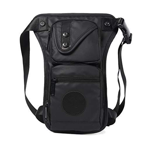 TypeB Yotonna（ヨトンナ） スリム型 レッグバッグ バイク用 【小物入れ便利タイプ】 撥水加工 レッグポーチ 多機能ウェストポーチ メンズ 軽量 ホルスターバッグ ミリタリー 戦術 サイクリン
